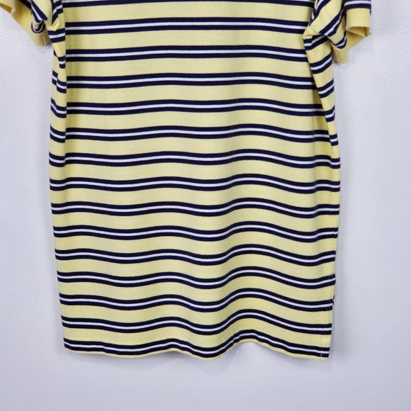 Polo by Ralph Lauren Preppy  Short Sleeve Striped Cotton Polo Shirt Size M - Picture 6 of 9